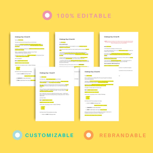 Email Scripts for 5 Day Challenge