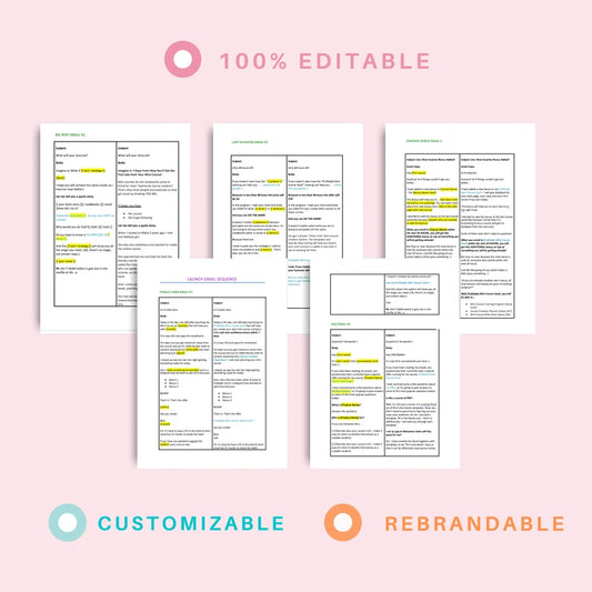 Launch Email Templates