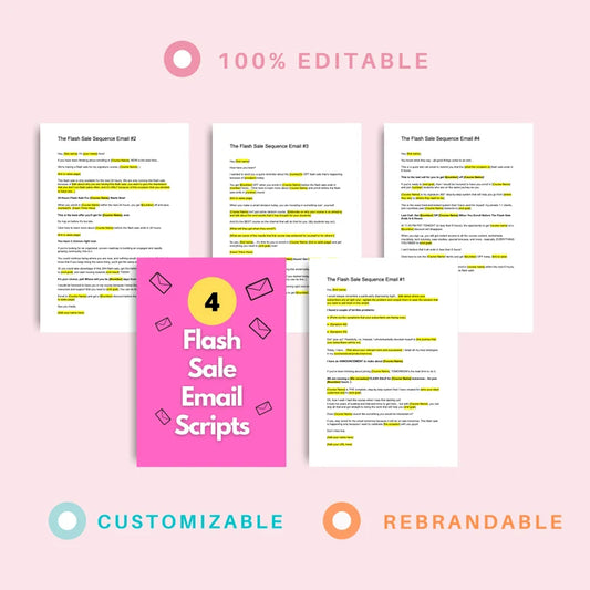 Flash Sale Email Sequence | Sales Email Template