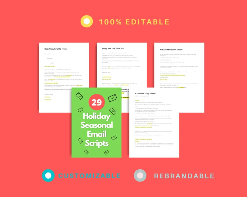 Seasonal Sale Email Templates
