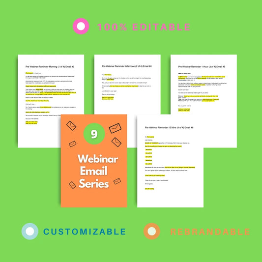 Webinar Email Sequence