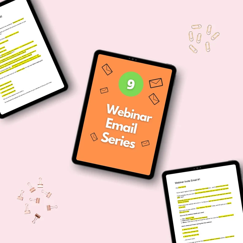 Webinar Email Sequence
