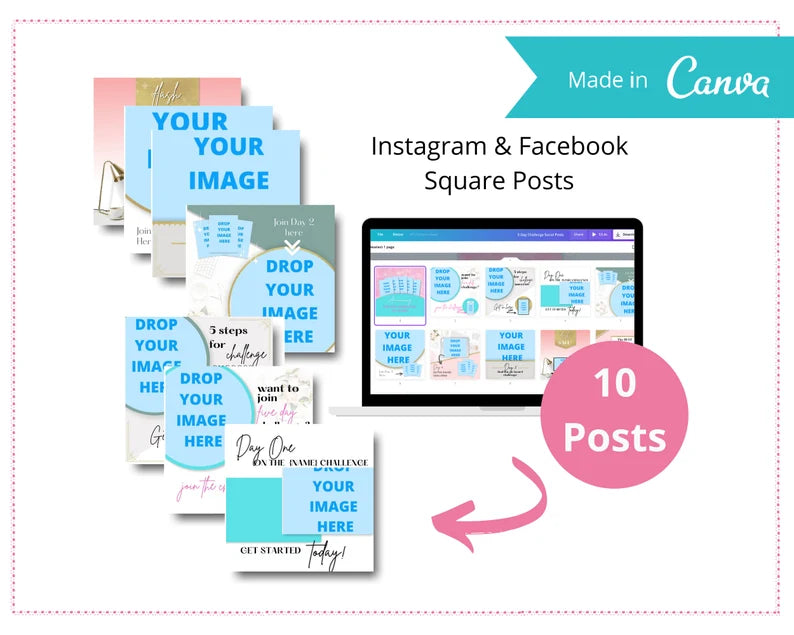 5 Day Challenge | Irresistible Online Challenge | Email Sequences | Facebook Ad Graphics