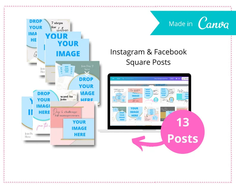 7 Day Challenge | Irresistible Online Challenge | Email Sequences | Facebook Ad Graphics