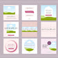 Giveaway Instagram Templates | Playful Instagram Feed Template | Instagram Canva Template