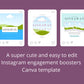 Giveaway Instagram Templates | Playful Instagram Feed Template | Instagram Canva Template