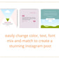 Testimonials Instagram Templates | 50 Instagram Engagement Post Templates Canva, Feedback Posts