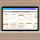 Boho Beige Lists & Processes Instagram Square Posts | 50 Canva Templates for Instagram | Social Media Templates