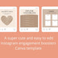 Boho Beige Instagram Game Squares | Instagram Canva Template | Marketing Template