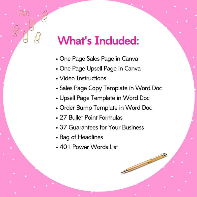 Sales Funnel in Canva | 2 Step Tripwire Sales Funnel in Canva