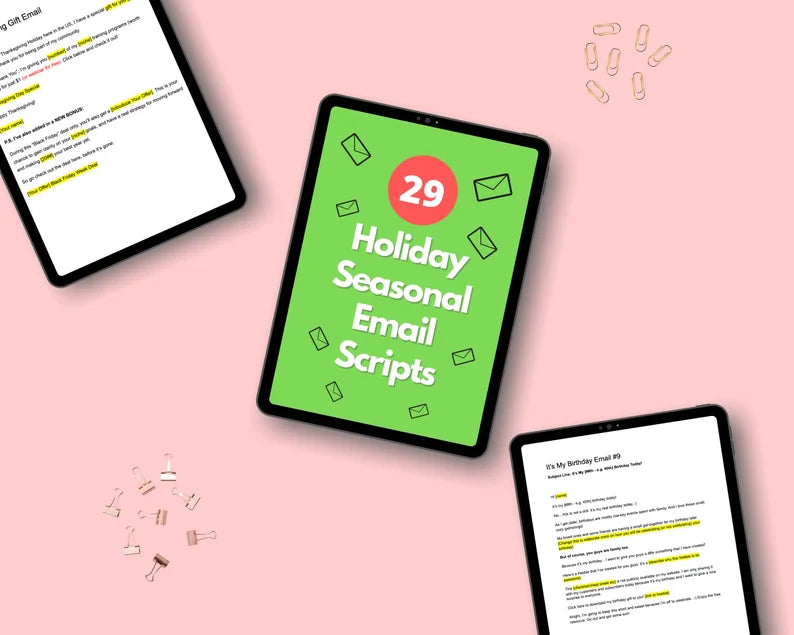 Seasonal Sale Email Templates