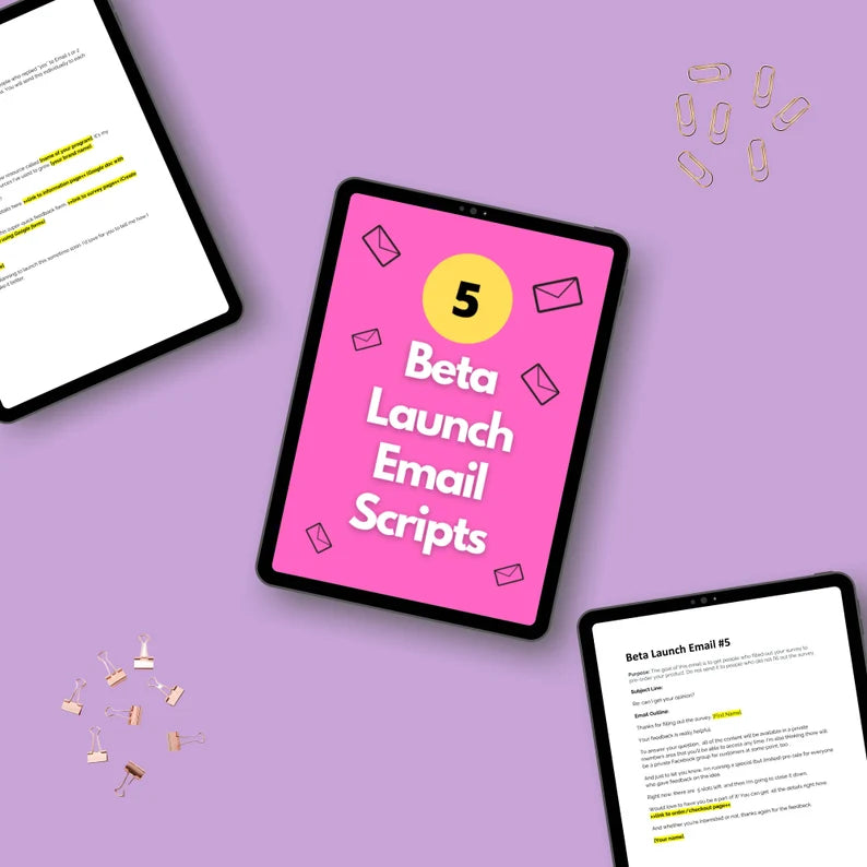 Beta Launch Email Sequence