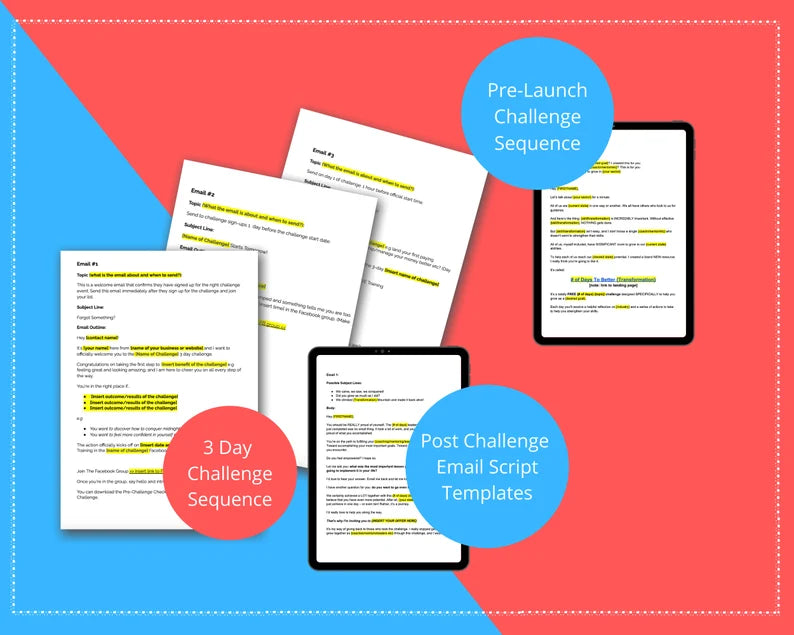 3 Day Mini Challenge | Irresistible Online Challenge | Email Sequences | Facebook Ad Graphics