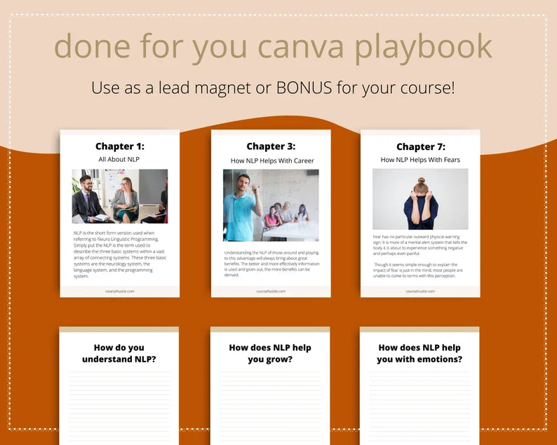 Done for You NLP Playbook in Canva
