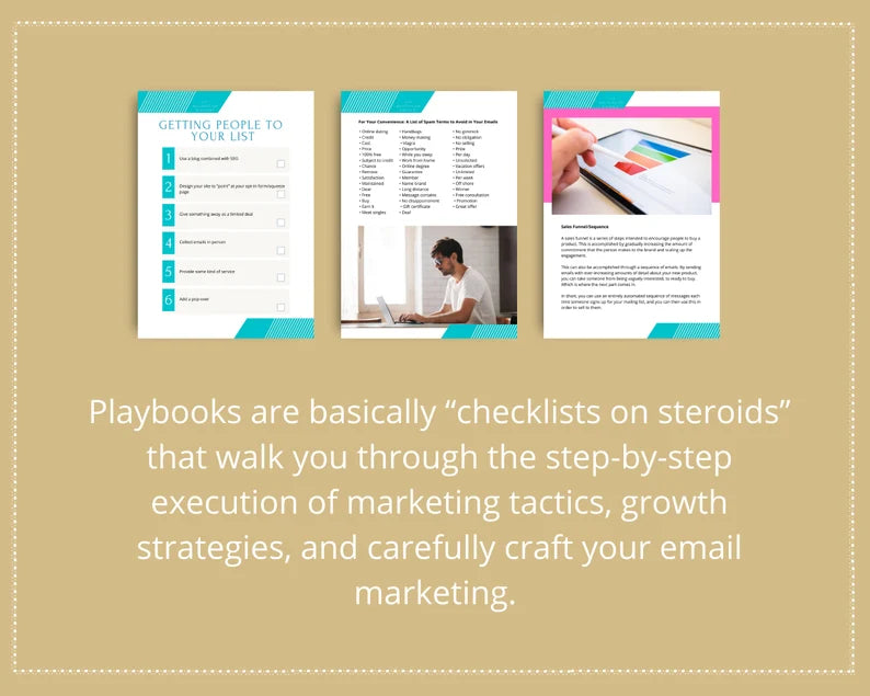 Done for You List Building Playbook in Canva