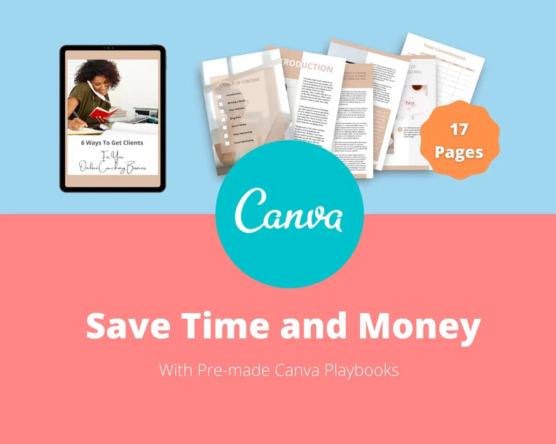 BUNDLE of 11 Coaching Playbooks in Canva