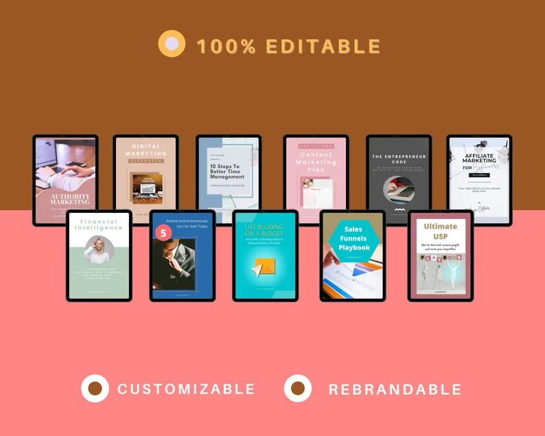 BUNDLE of 11 Business Playbooks in Canva