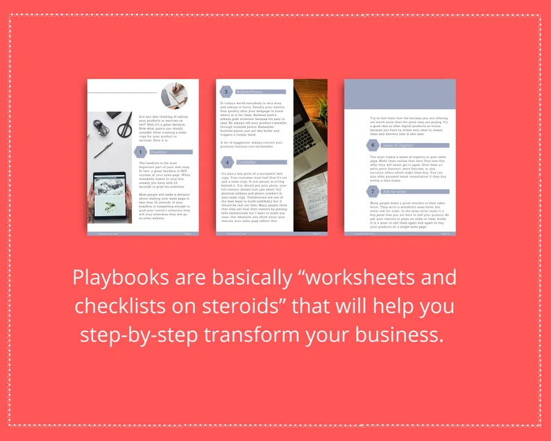 Done-for-You Copywriting Formula Playbook in Canva