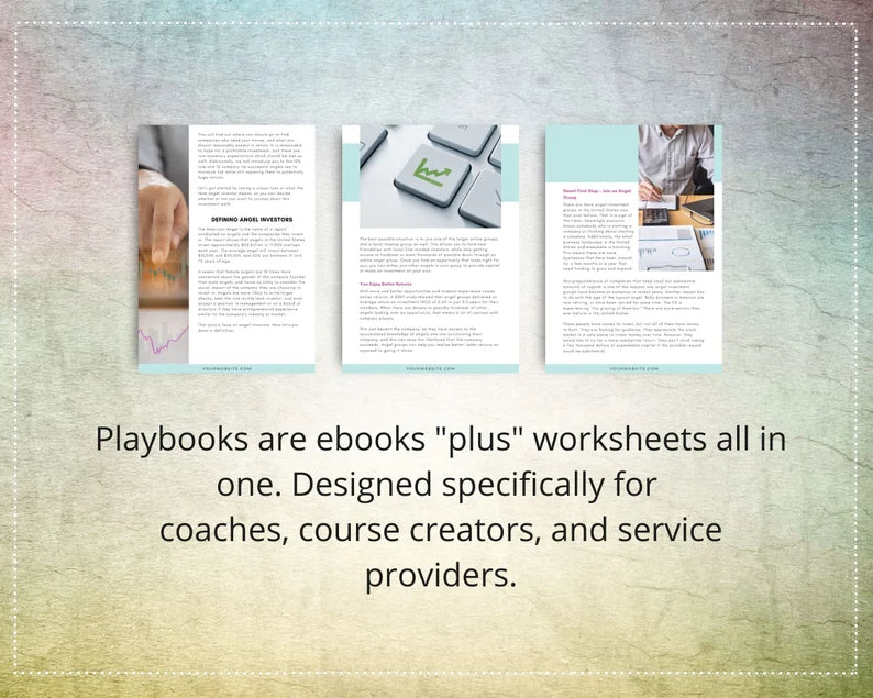 Angel Investing Playbook in Canva