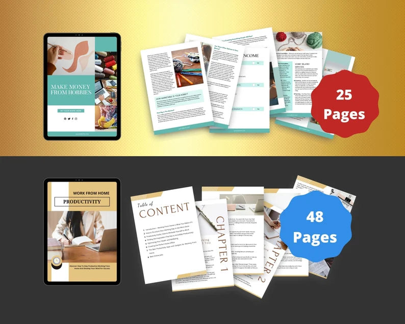 BUNDLE of 11 Work From Home Playbooks in Canva