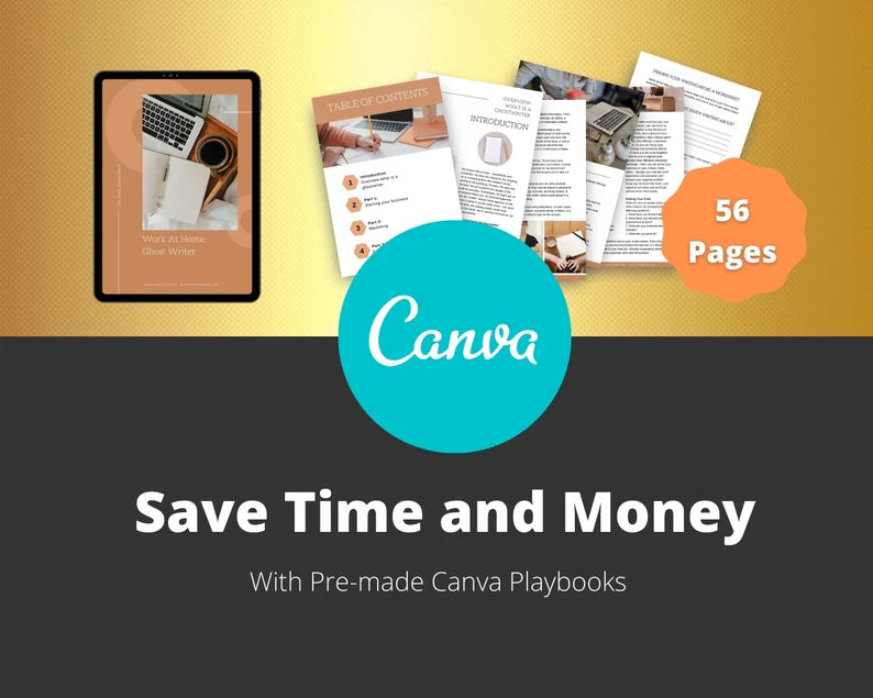 BUNDLE of 11 Work From Home Playbooks in Canva