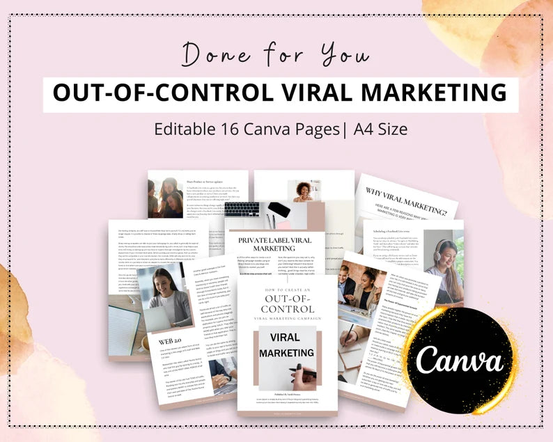 Out-Of-Control Viral Marketing Ebook in Canva