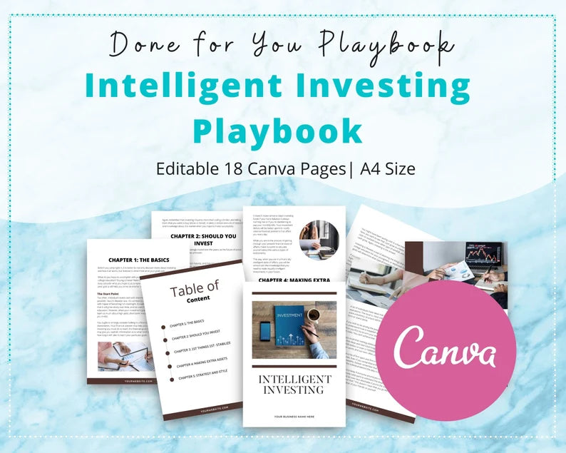Intelligent Investing Playbook in Canva