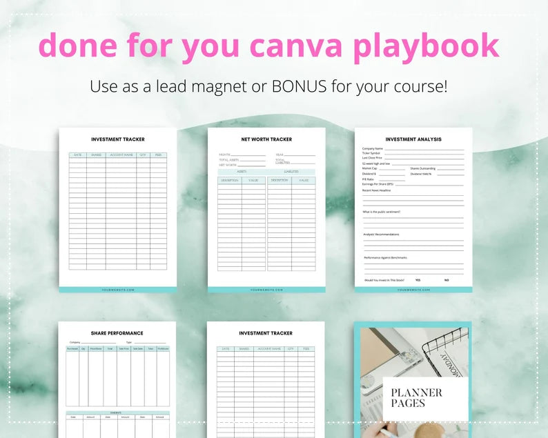 Forex For You Playbook in Canva