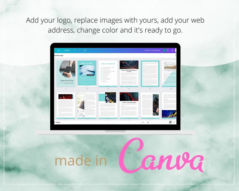 Forex For You Playbook in Canva