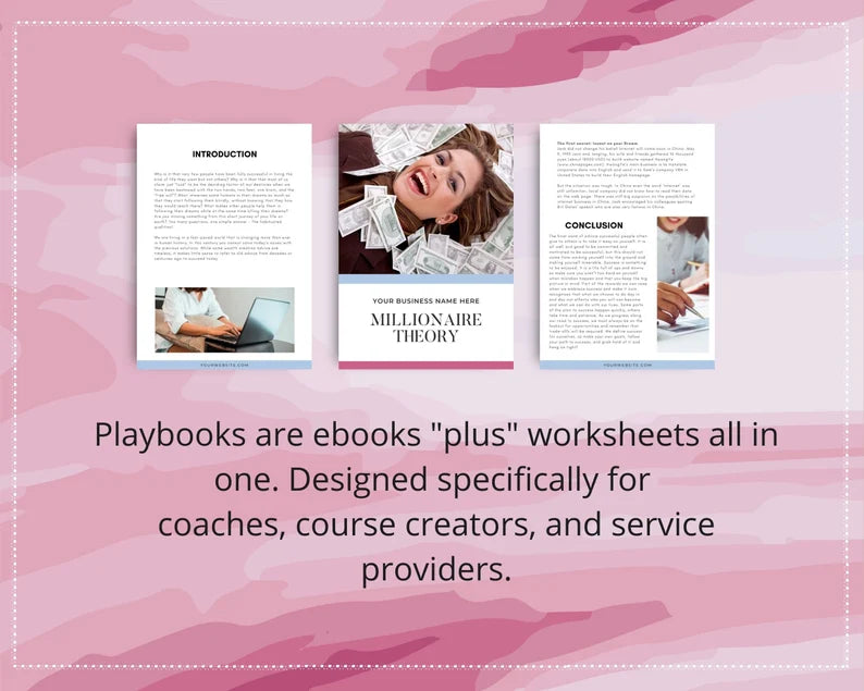 Millionaire Theory Playbook in Canva
