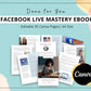 Facebook Live Mastery Ebook in Canva