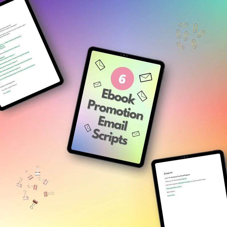 Ebook Promotion Email Sequence