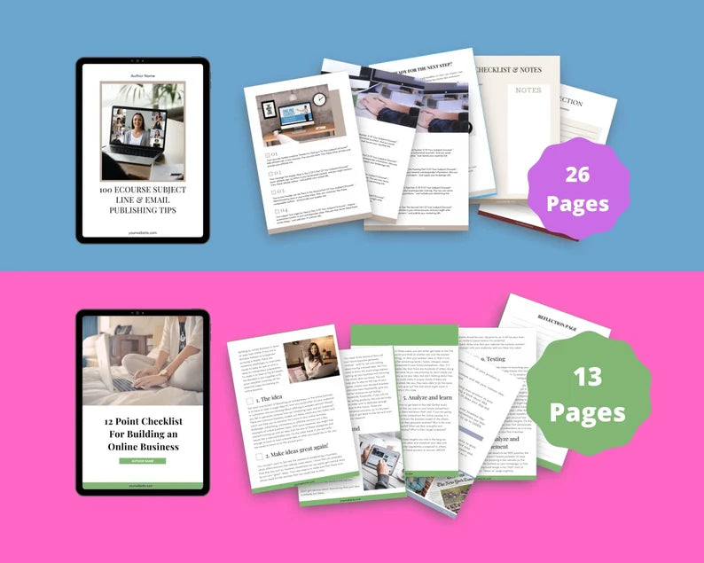 BUNDLE of 11 Content Creator Playbooks in Canva