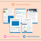 Linkedin Marketing Secrets Ebook in Canva