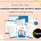 Linkedin Marketing Secrets Ebook in Canva