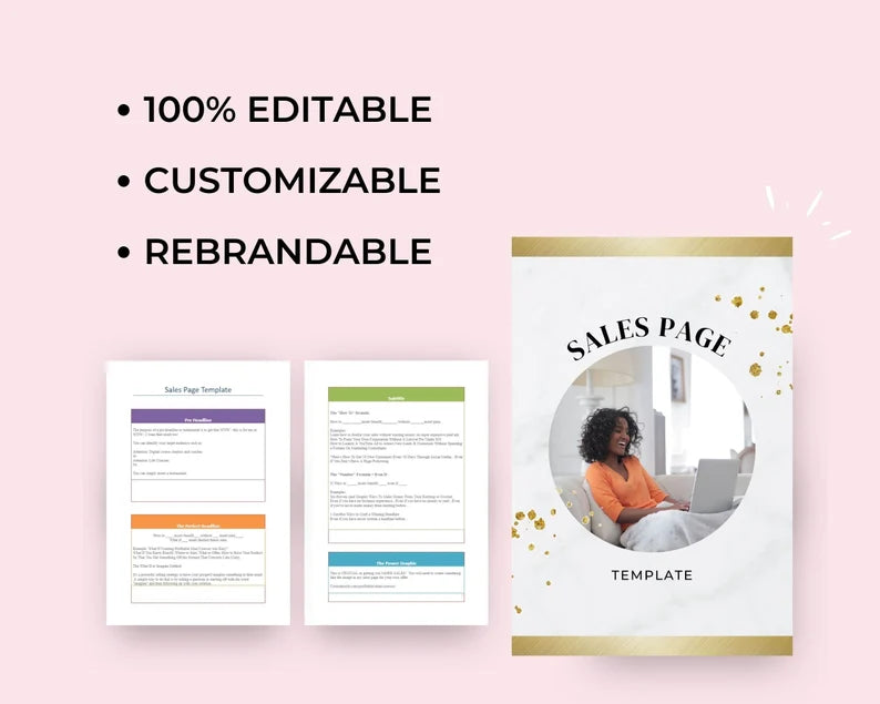 Sales Page Template | Done for You Template