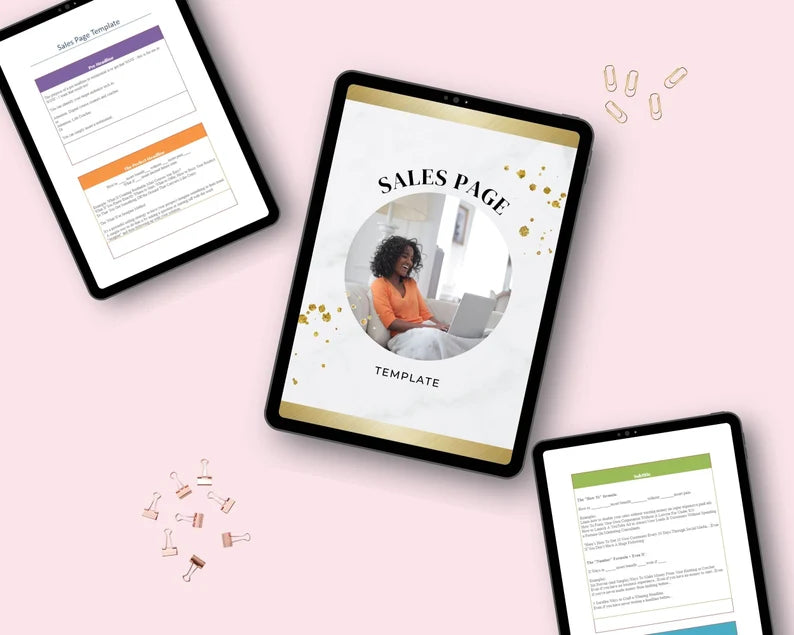 Sales Page Template | Done for You Template