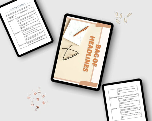 Bag of Headlines | Done for You Template