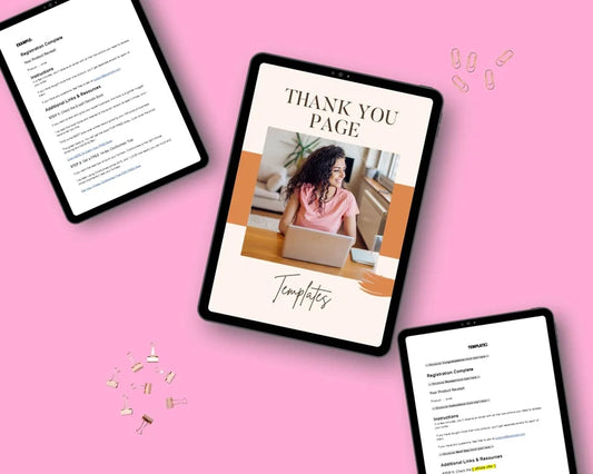 Thank You Page Templates | Done for You Template