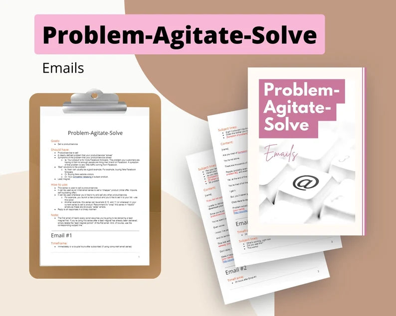 Problem-Agitate-Solve Emails | Done for You Template