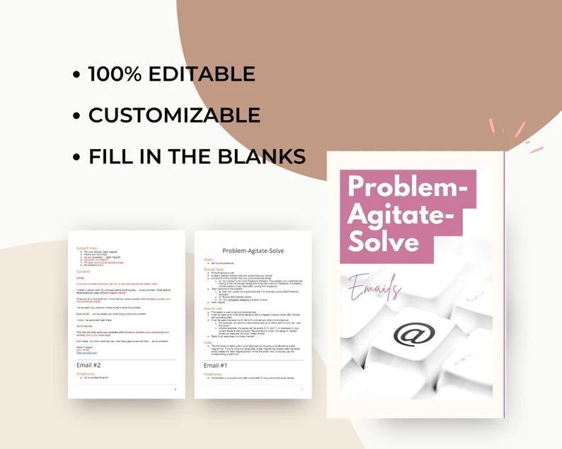 Problem-Agitate-Solve Emails | Done for You Template