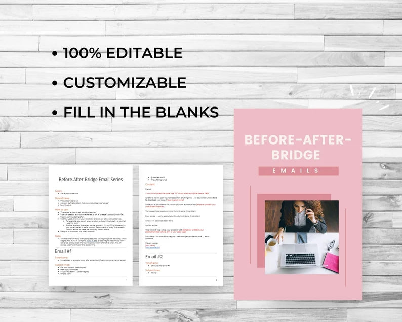 Before-After-Bridge Emails