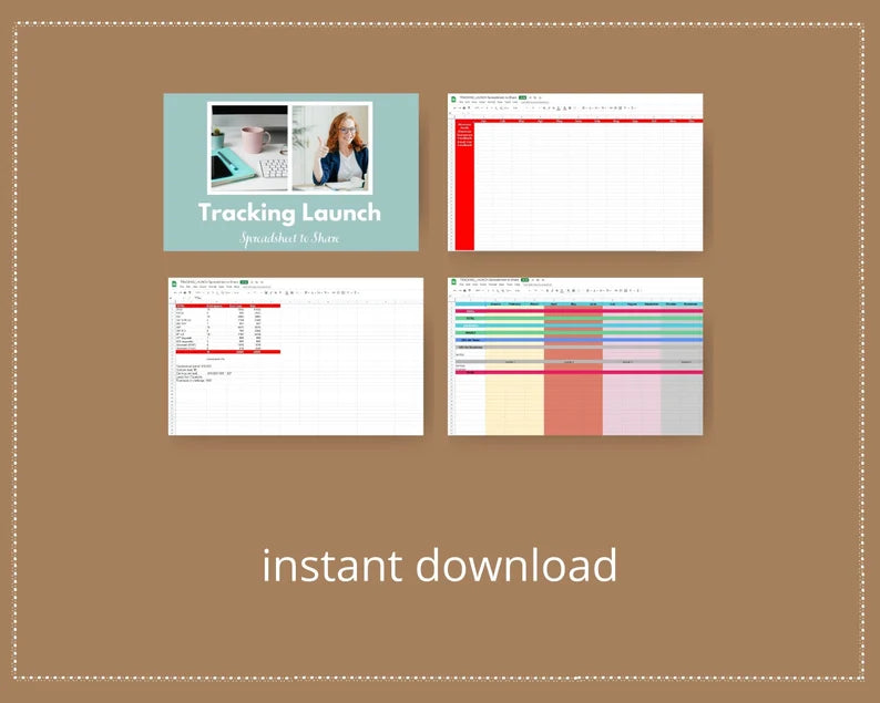 Tracking Launch Spreadsheet to Share in Excel
