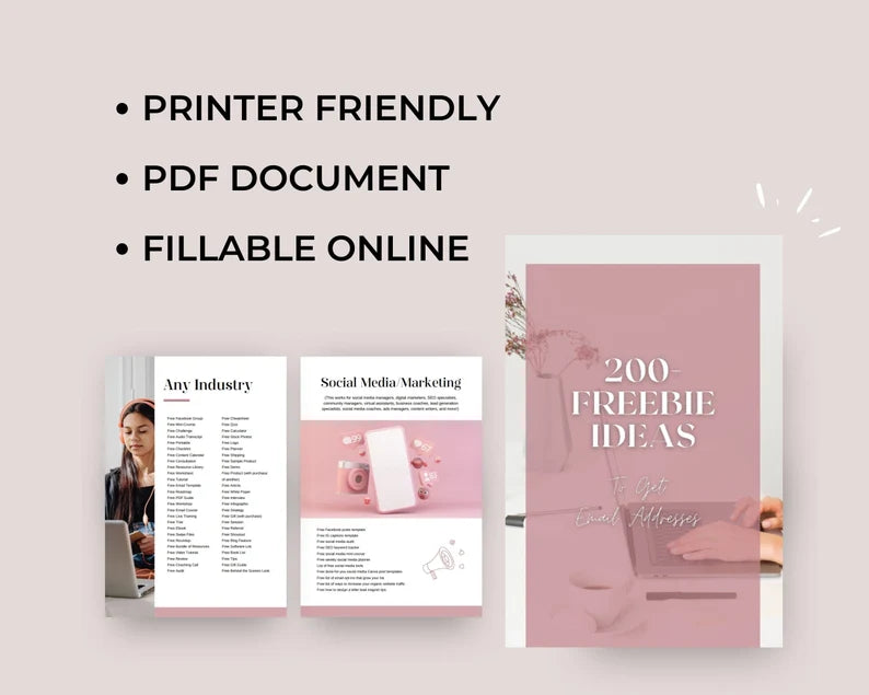 200+ Freebie Ideas To Get Email Addresses