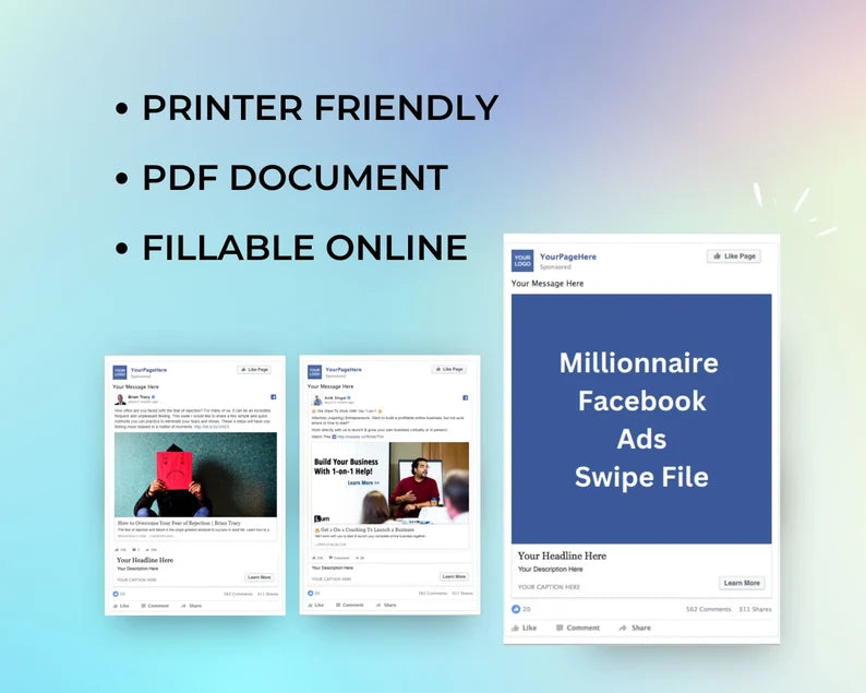 50 Ad Swipe File That Made Millions For Coaches and Consultants