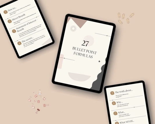 27 Bullet Point Formulas