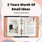 2 Years Worth Of Email Ideas