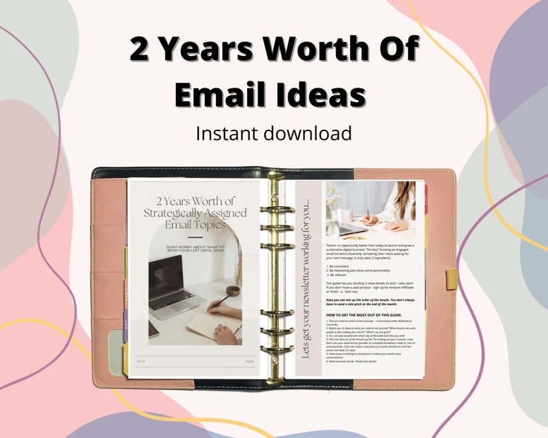 2 Years Worth Of Email Ideas