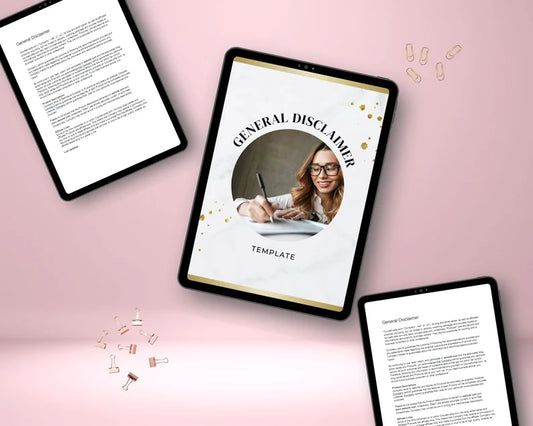General Disclaimer Template