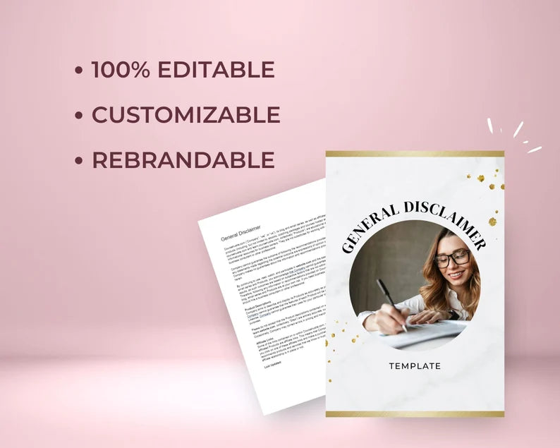 General Disclaimer Template
